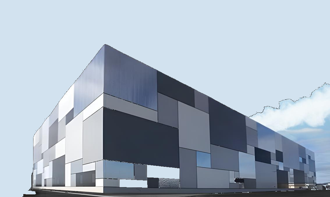 Modern distribution center facility